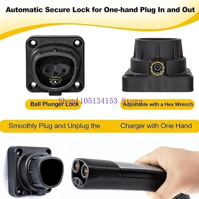 HG89 Adaptable Vehicle Charging Wall Bracket Dukungan Mudah On Instalasi Sistem Organisasi Garasi Efisien