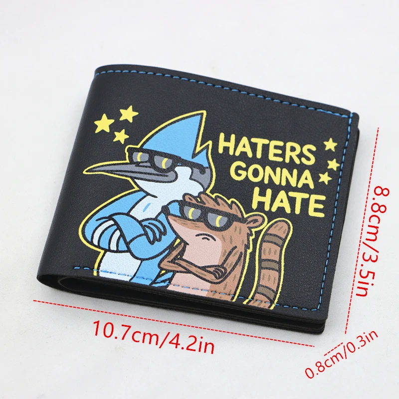 محفظة ثنائية الطي بتصميم عتيق "الآثار سيكره" - محفظة من البولي يوريثان الكرتونية للجنسين #3