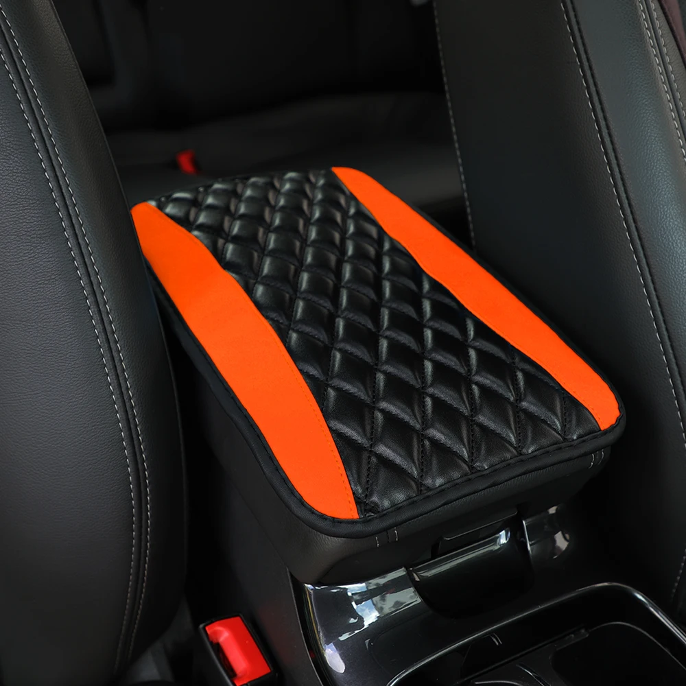 PU-Leder Mehrfarbiges Dreidimensional Besticktes Auto-Armlehnenkissen, Mittelkonsolenkissen, Auto-Dekorationsartikel – Detail 10