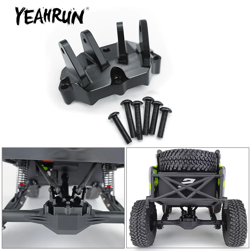 Yeahrun montagem de ligação de liga alu/adaptadores sextavados estendidos/eixo de transmissão de aço para martelo rey baja rey 1/10 rc carro buggy parte