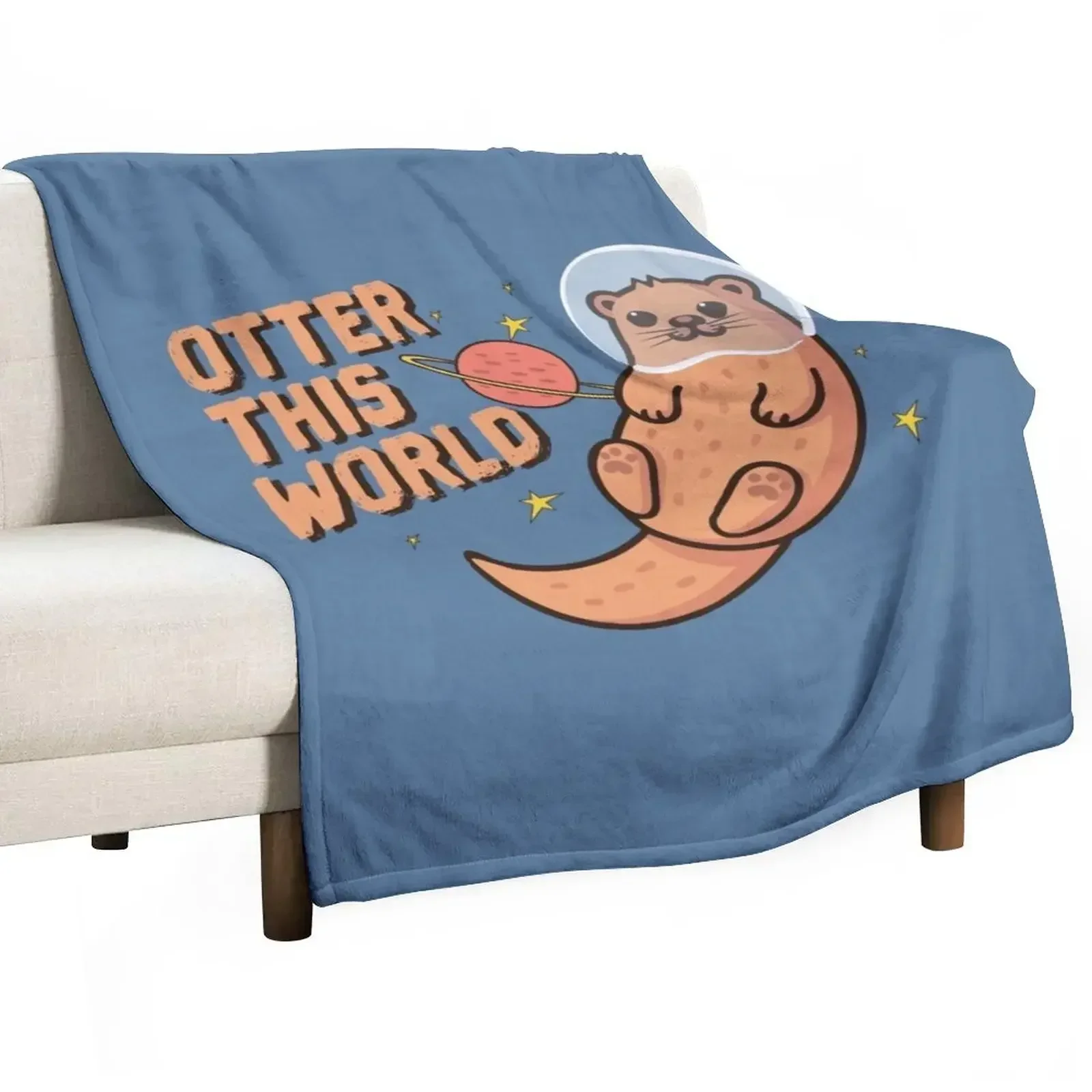 Otter this world Throw Blanket Single Camping Decoratives Sleeping Bag Blankets