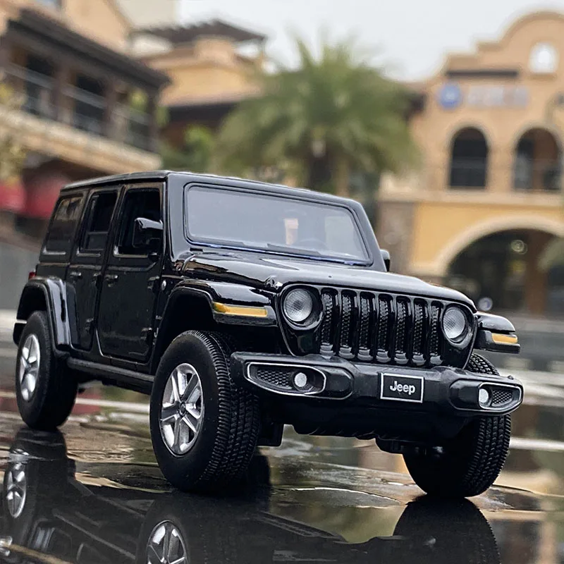 1:32 Jeeps Wrangler Rubicon Alloy Car Model Diecasts Metal Toy Off-road Vehicles Car Model Simulation Collection Toy Gift