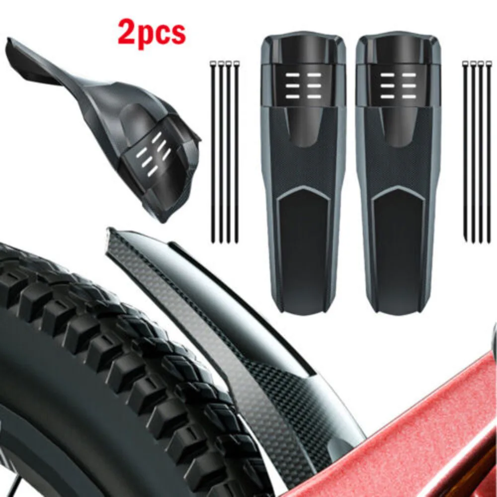 2PCS Cycg MTB Mudguard Mud Guard Mountain Bike Bicycle Fender Front Rear Tyre