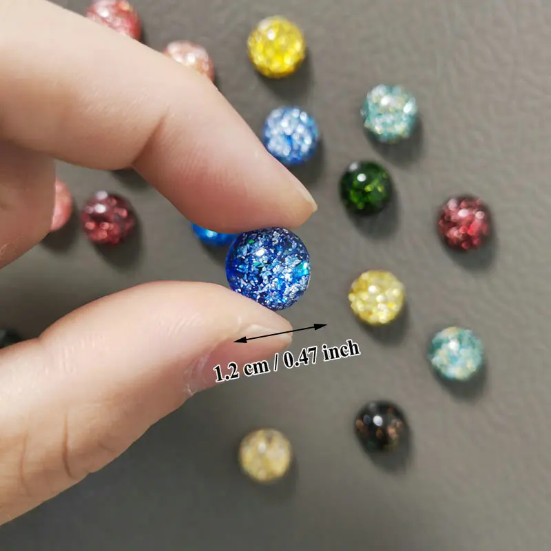 10pcs Mixed Colors Round Fridge Magnet Photo Stickers Magnetic Button Refrigerator Decoration Accessory