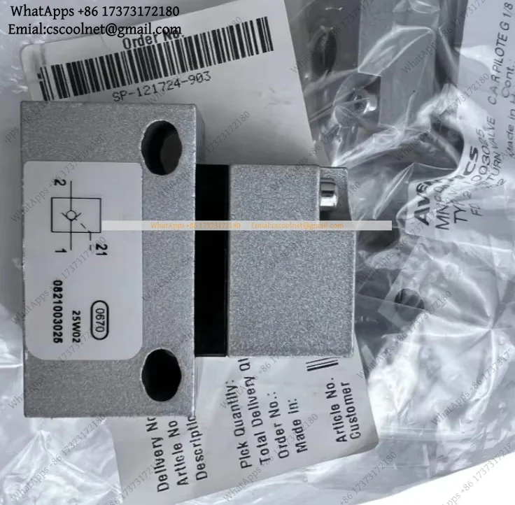 JS01 NR02 Check Valve 5340051010 5340051000 0821003025 0821003051 1PC Universal
