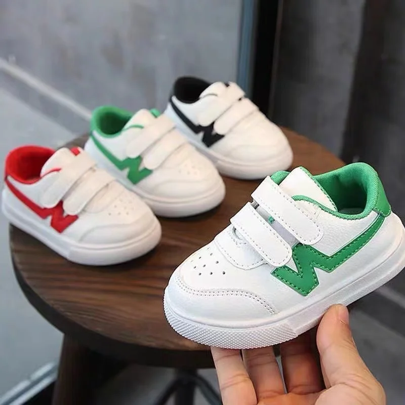 New Fashion High Quality Boys White Toddler Sneaker Children Flat Shoes Casual Baby Kids Baby Girl Shoes Toddler Running Shoes