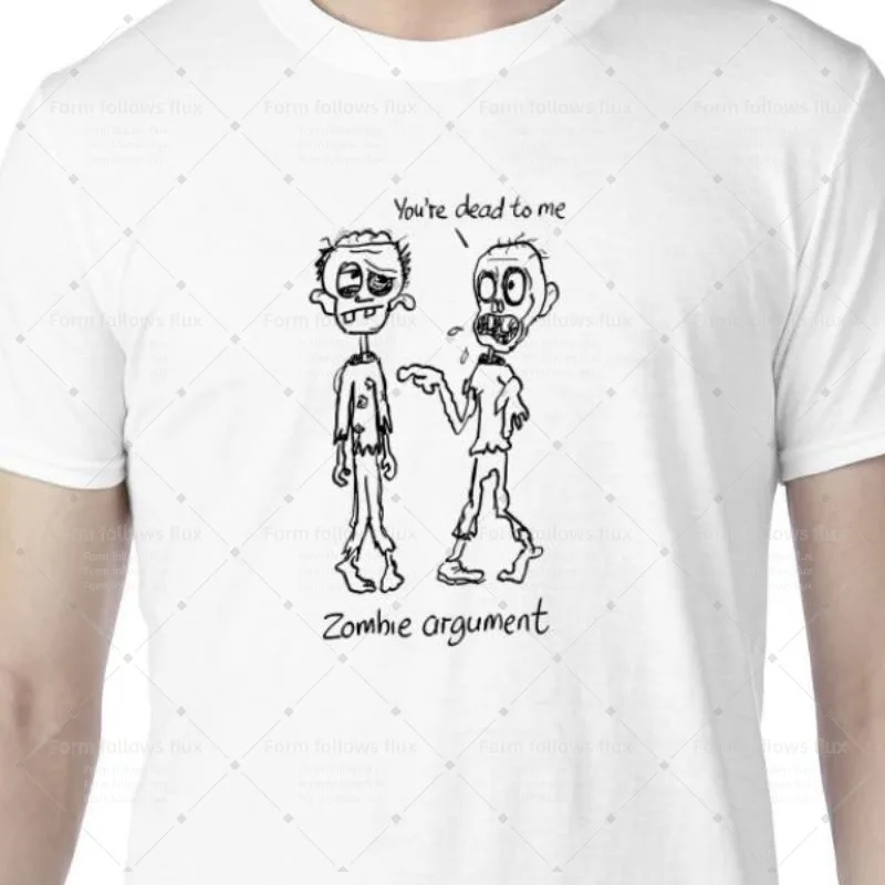 

2026 men T-Shirt Hoodie Zombie Argument Dads Daftness Kids SciFi Hand Drawn Comic style Unisex S-6XL Plus Size Friendly