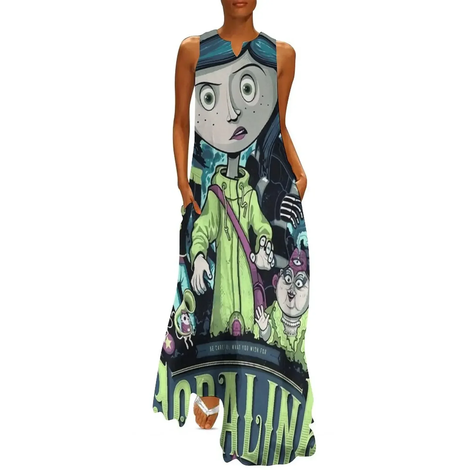 

Coralline Long Dress woman dress Women's evening dress for girls loose summer