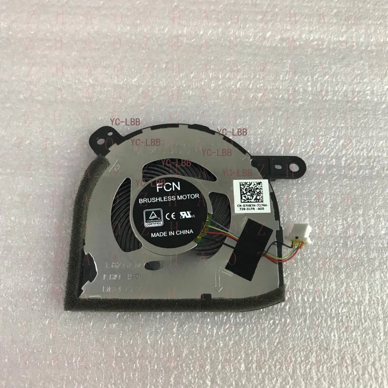 L+ CPU Cooling Fan FOR DELL Latitude 12 5290 2in1 07487H 7487H