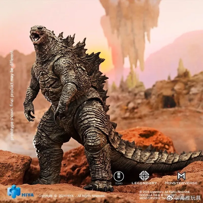 

18cm Hiya Godzilla Vs Kong The New Empire Anime Film Figure Godzilla 4.0 Action Figure 2024 New Children Toys Birthday Gift