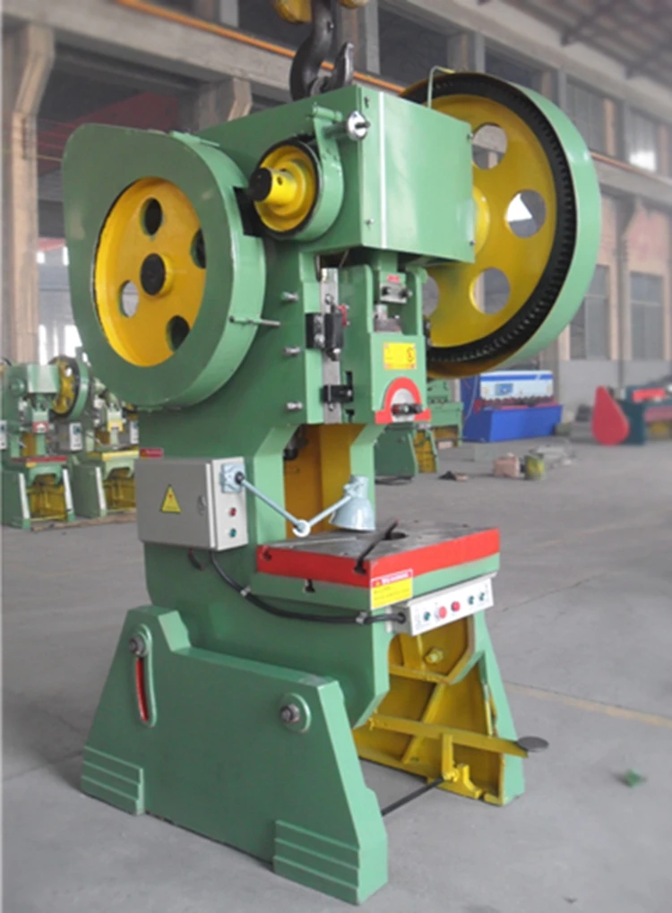 Mechanical metal punching machine, mechanical tilting press