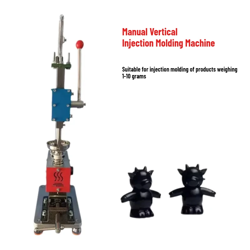 Small Manual Vertical Injection Molding Machine Laboratory Prototyping Injection Molding Machine Electric Rubber Extruder