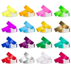 600pcs Party Wristbands Conference Event Tickets Paper Bracelet Synthetic Paper Plastic for Tyvek Wristbands Sticky Wristband