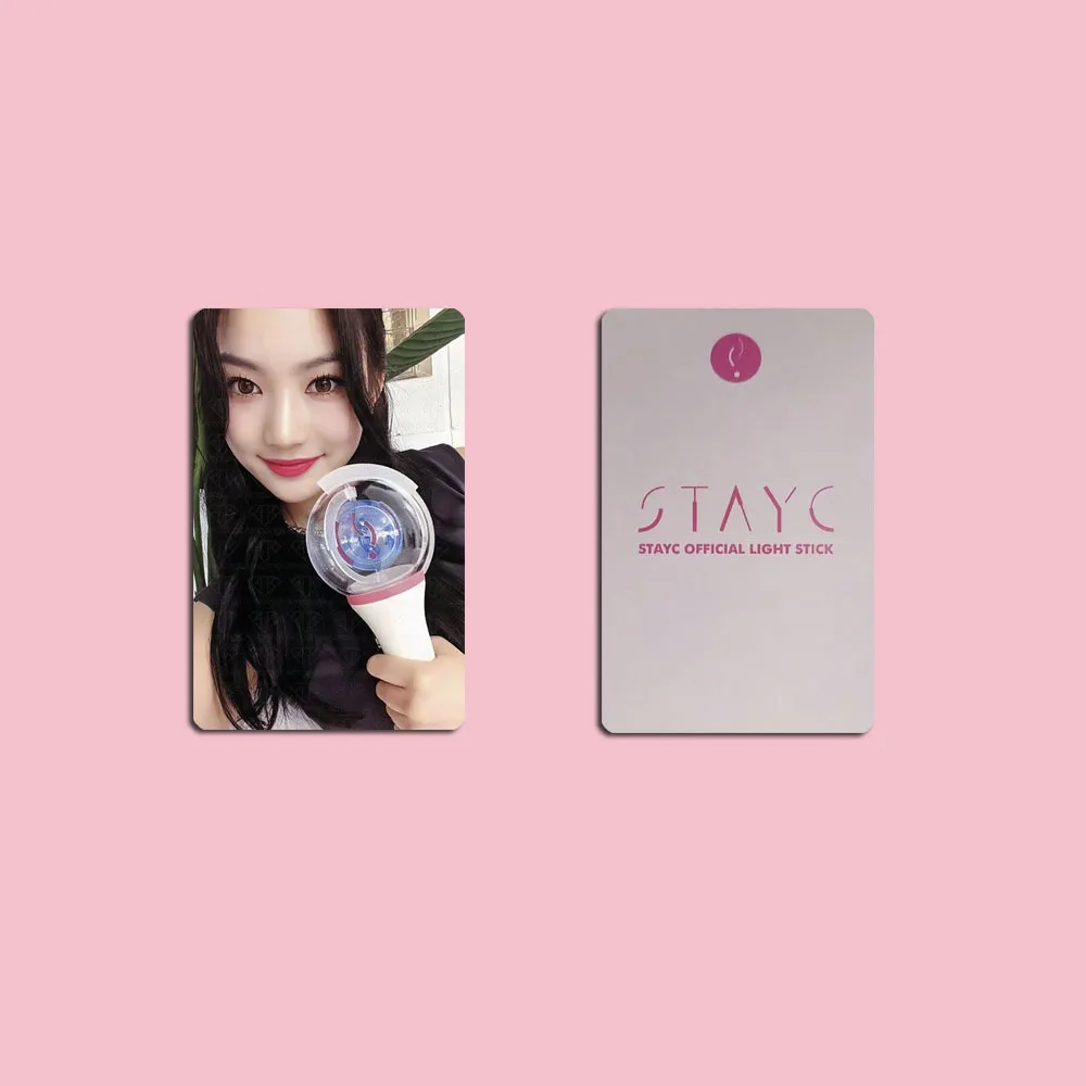 STAYC Combination Support Light Random Lightstick Same Postcard Small Card