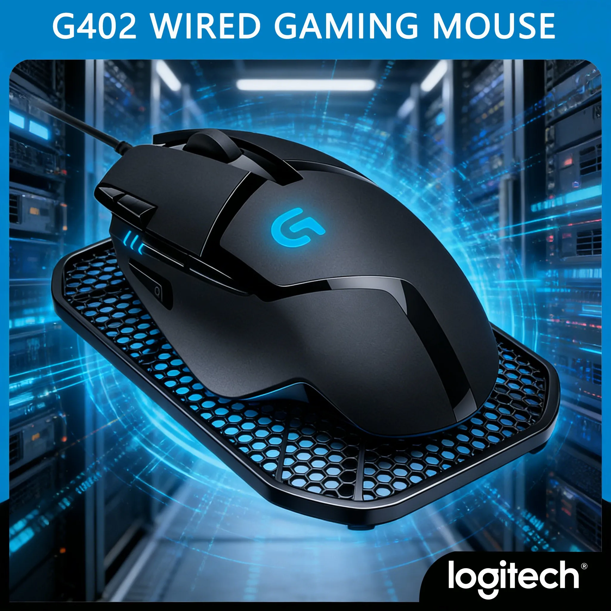 

Logitech G402: Долгая игра благодаря удобному дизайну