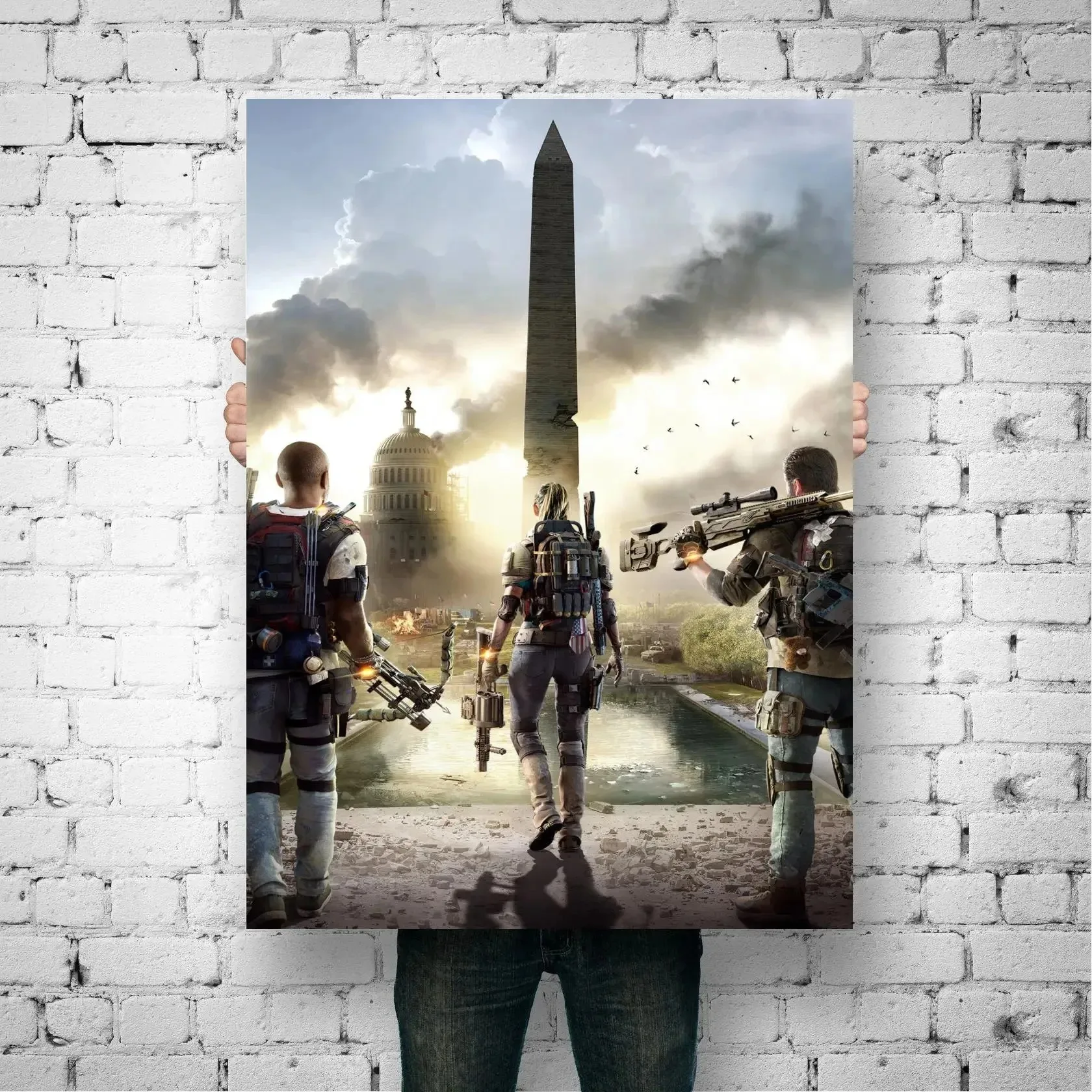 Classic Division 2 Video Game Canvas Art  and Wall Art Poster Picture Print Modern Family bedroom Decor Posters