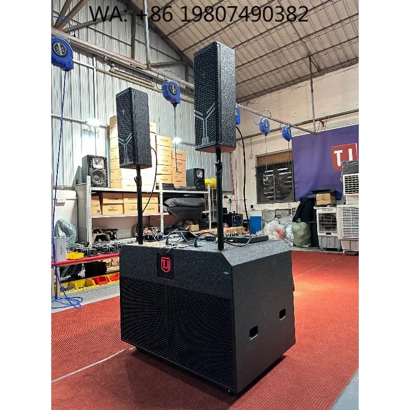 Complete DJ Mixer and Speaker Set, Fashion Audio System with Amplifier for Party and Live Shows