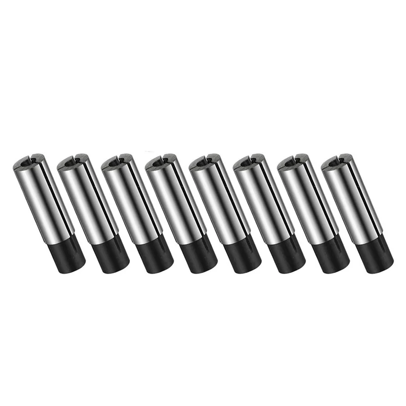 

ABFI 10PC 1/4In To 1/8In Collet Adapter High-Carbon Steel 1/4 To 1/8 Router Converter For CNC Lathe Router Cutter Milling Bit