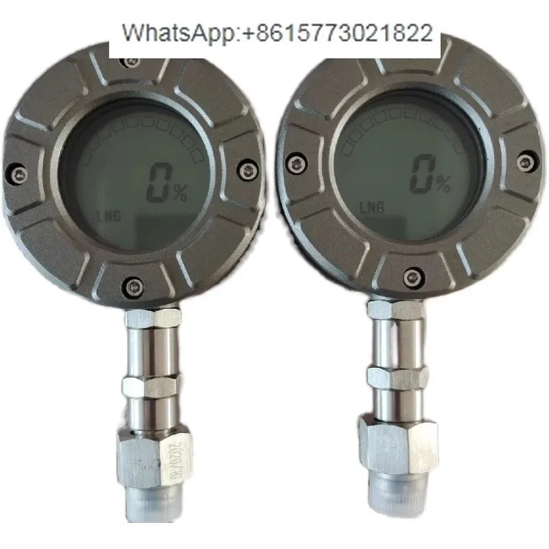 Dewar flask, liquid oxygen cylinder, low-temperature gas cylinder digital level gauge LNG vehicle mounted cylinder level gauge