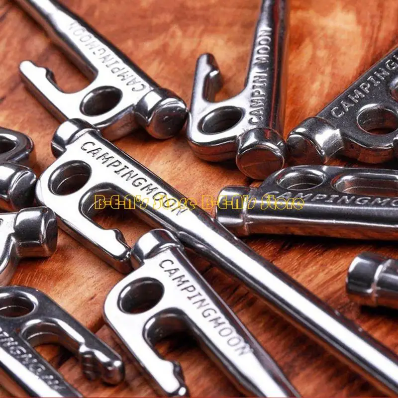 Y1AD Heavy Duty Spikes Ground Metal Stakes Camping Tent Stakes Fixed Pole Camp