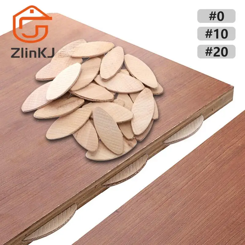 100 قطعة/المجموعة DIY دائم المنزل لوود نموذج قوة الاستقرار سهلة لتثبيت الخشب البسكويت النجار اتصال لوحات أداة