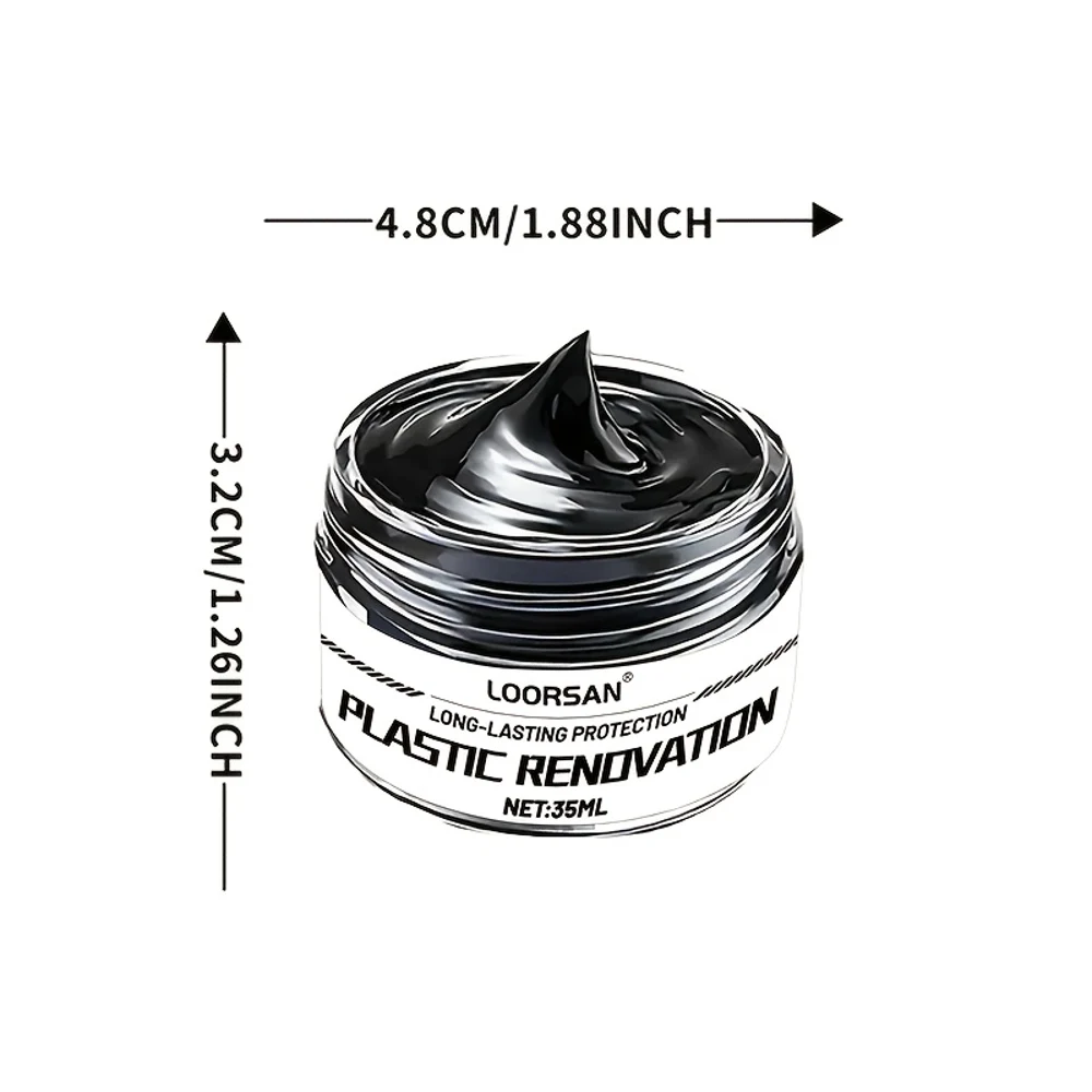 Car Multi-Purpose Care Cream, Plastic Parts Renovation Cream, Tire Bright Surface Cream, Nano-Coating, Interior And Exterior Rep