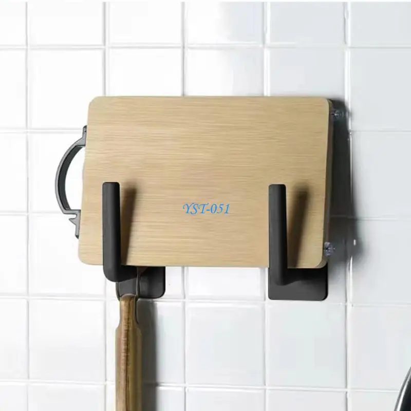

E15A Wall Mounted Cloth Bag Hat Hanger Baseball Caps Holders Strong Adhesive Hat Rack No Drilling Caps Holder Enduring