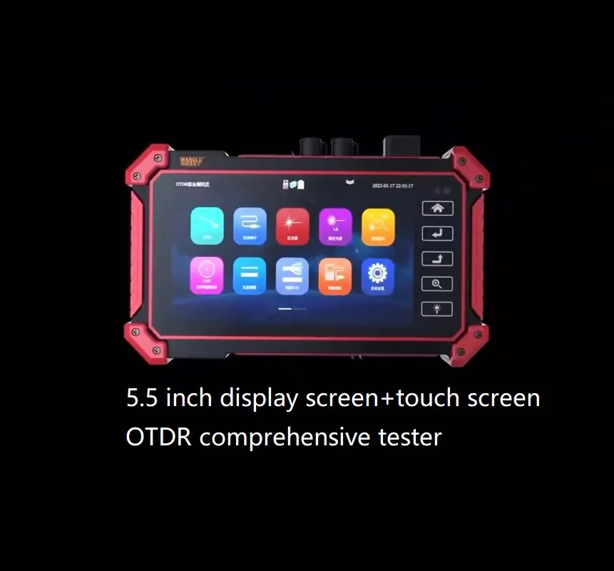 5.5 inch touch screen OTDR comprehensive tester MOT-50 fiber optic breakpoint fault detector broadband installation OPM