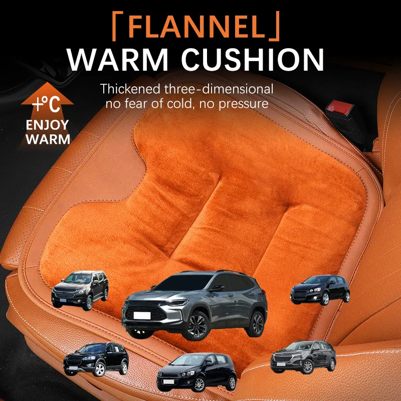 Winter Warm Car Seat Cover Cushion Plush Pad Protector Mat Soft Comfortable For Chevrolet Captiva Trax Aveo Trailblazer