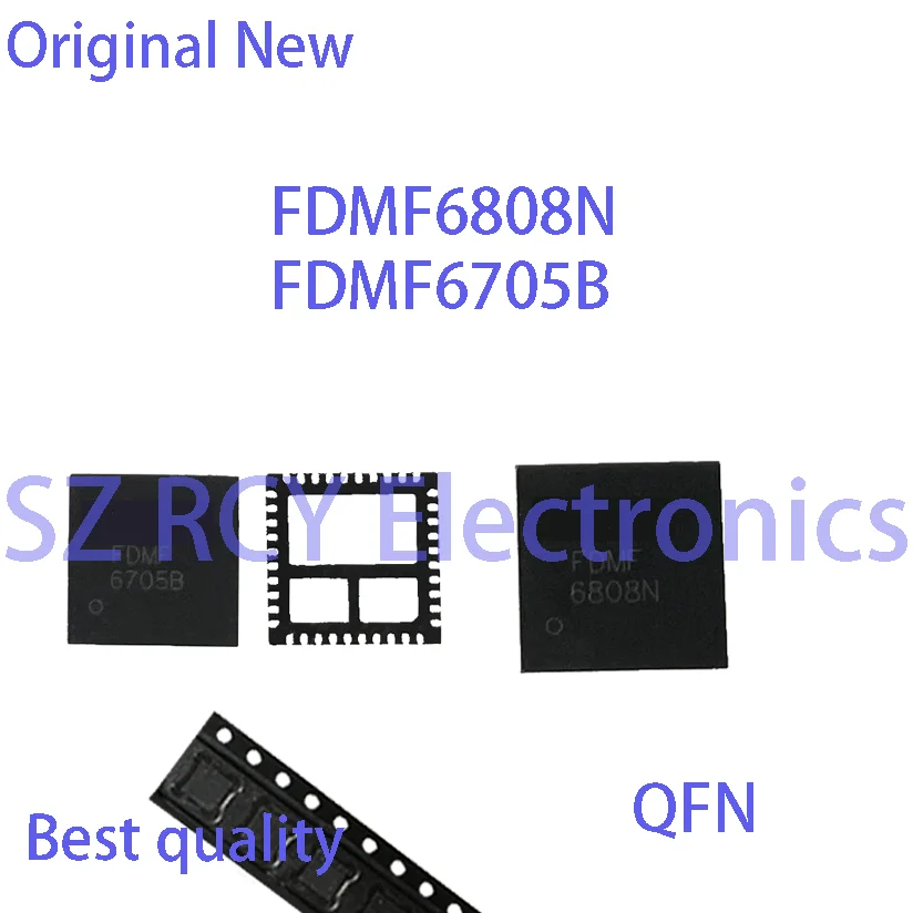 

(2-5 PCS)NEW FDMF6808N FDMF 6808N FDMF6705B FDMF 6705B QFN IC Chip MOSFET