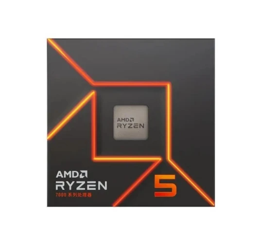 New AMD Ryzen R5 7500F 6-core 12 Thread CPU Processor AM5 Motherboard Supports A620 \ B650