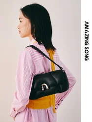 Amazing Song Alpha Bag Shoulder Bag Sheep Leather