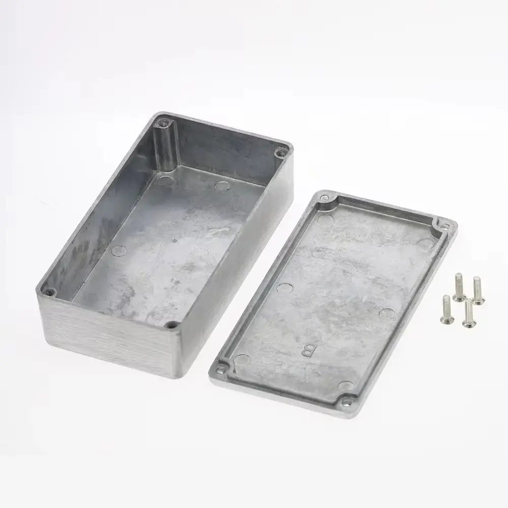 1 Stück 1590 Serie Gitarren-Effektpedal-Gehäuse Aluminium-Druckguss-Effektpedal-Stompbox-Gehäuse in Verschiedenen Größen Kippschalter-Box – Detail 8