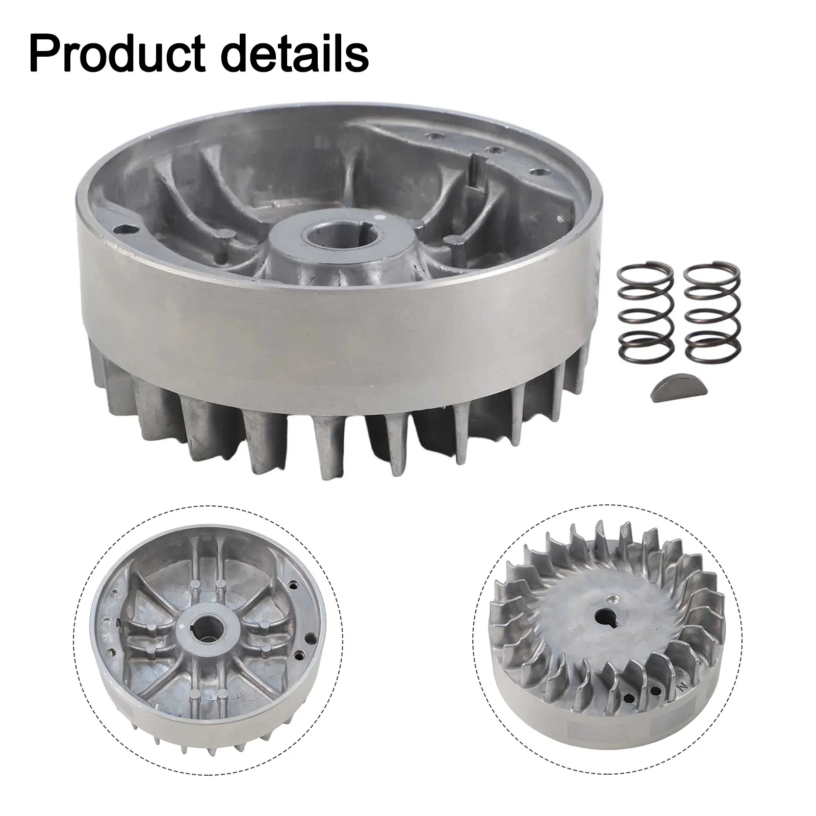 For GX200 For PREDATOR 212 Aluminum Flywheel Outdoor Sports Seamless Installation Sturdy Hub Design Wear Resistant Material