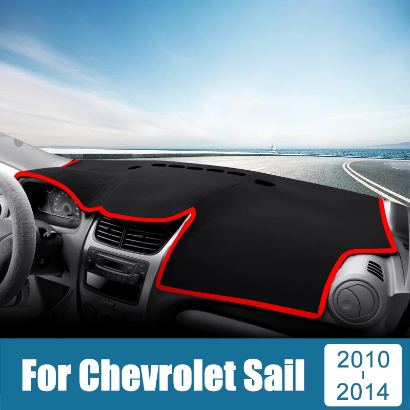 

Car Accessories For Chevrolet Sail 2010 2011 2012 2013 2014 Dashboard Cover Avoid Light Pad Sun Shade Anti-UV Carpet Case Mat