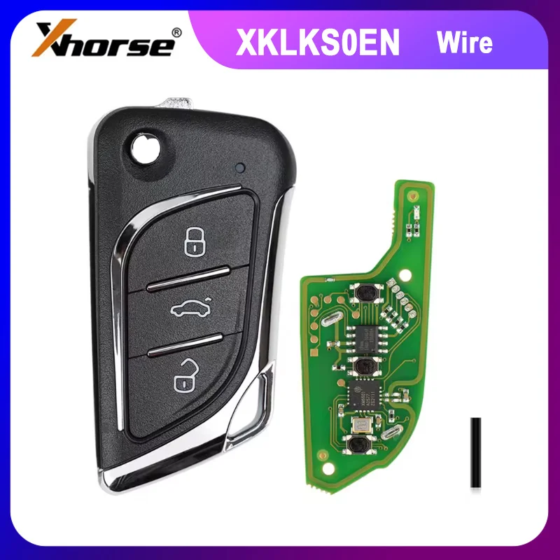 

5PCS/LOT XHORSE XKLKS0EN LEI.KSS Style(Chrome-plating) Remote Key for VVDI VVDI2 Key Tool English Version