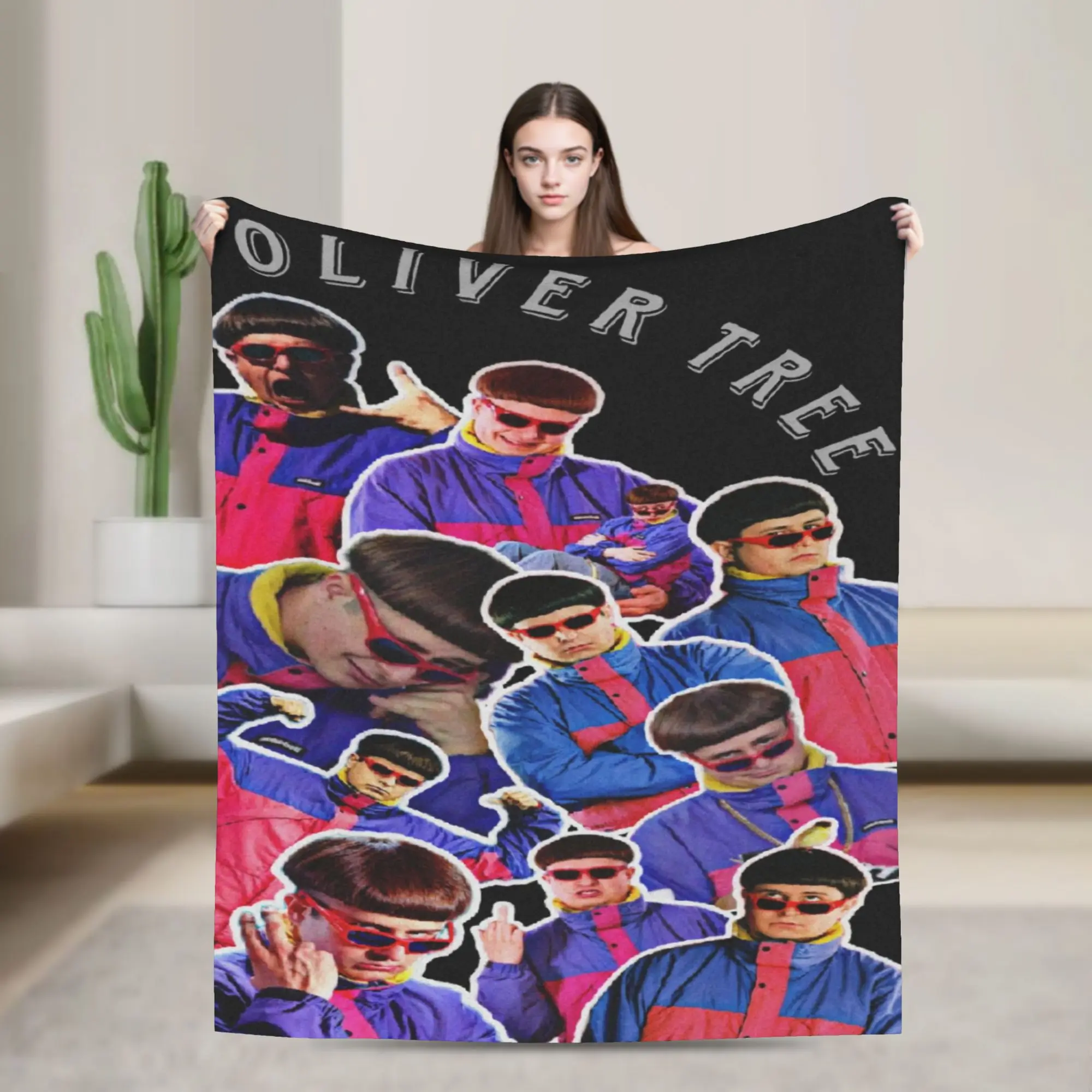 RIP Oliver Tree 1993-2026 Blanket Super Soft Warm  Throw Blankets for Bed 50x60 Inch Multiple Sizes Quilt