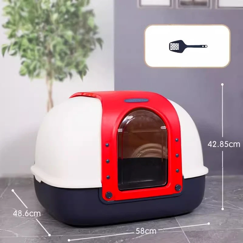 

Plastic Hiding cat Litter Box Castle Accessories Toilet Litter Box Sandbox Closed Training Defecation Gato Accesorios Home Items