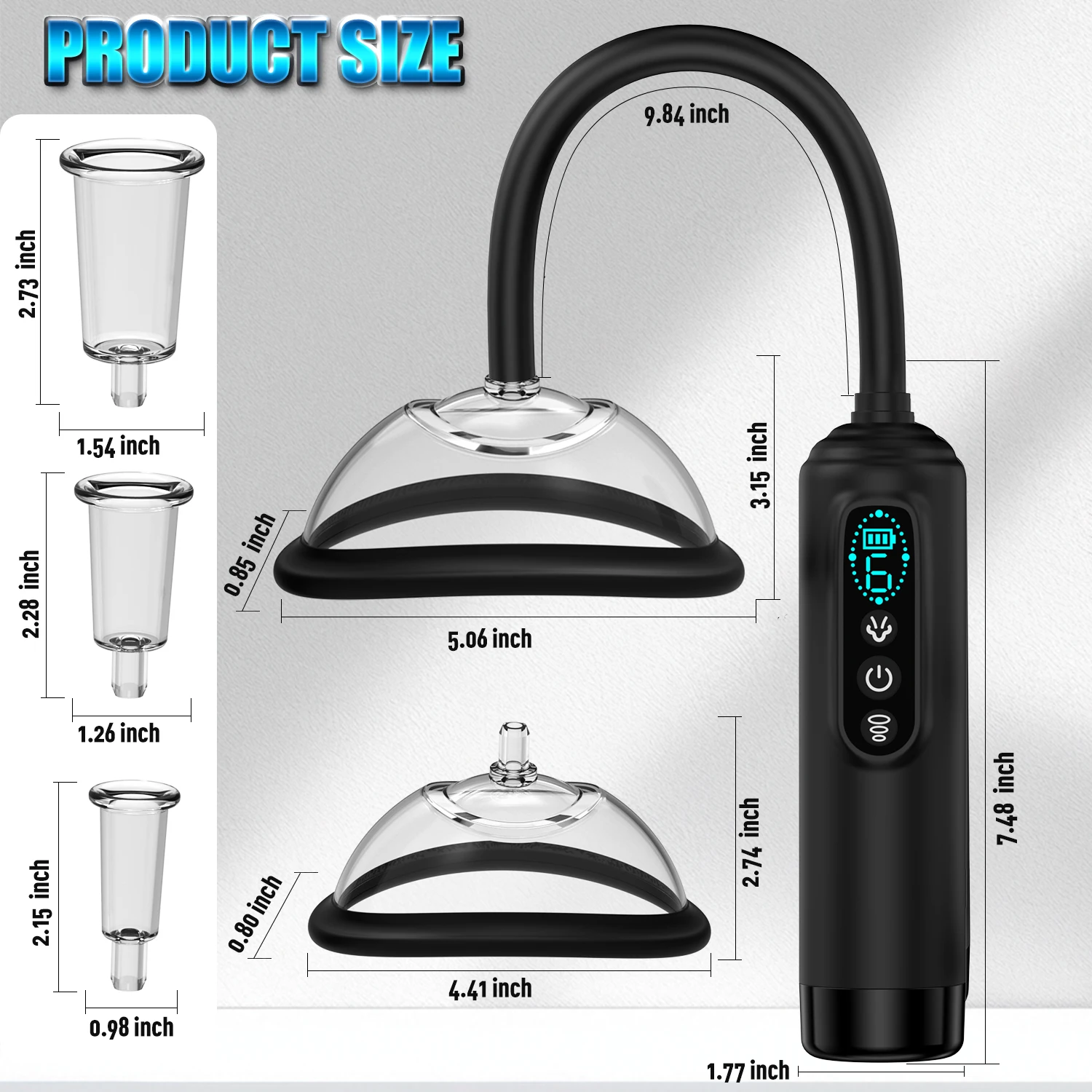 Electric Clit Sucker Vibrator Pussy Pump Nipple Sucking BDSM Vacuum Vagina Clitoral 6 Suck Modes Suction Women Sex Toys view 5