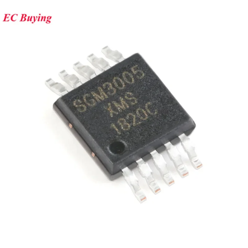 10pcs/5pcs SGM3005XMS/TR SGM3005XMS SGM3005 SGM3005X MSOP-10 SPDT Single Pole Double Throw Analog Signal Switch Chip Original