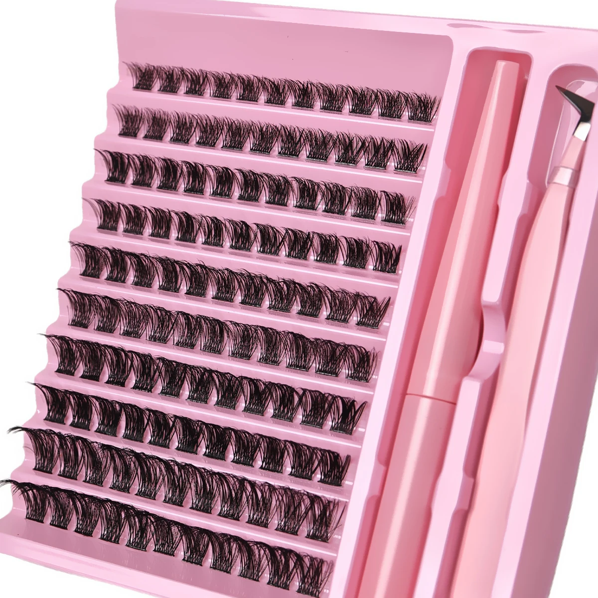 ชุดต่อขนตา DIY 10 แถว พร้อมกาว - Eyelash Extension Home Service บทวิจารณ์และราคา