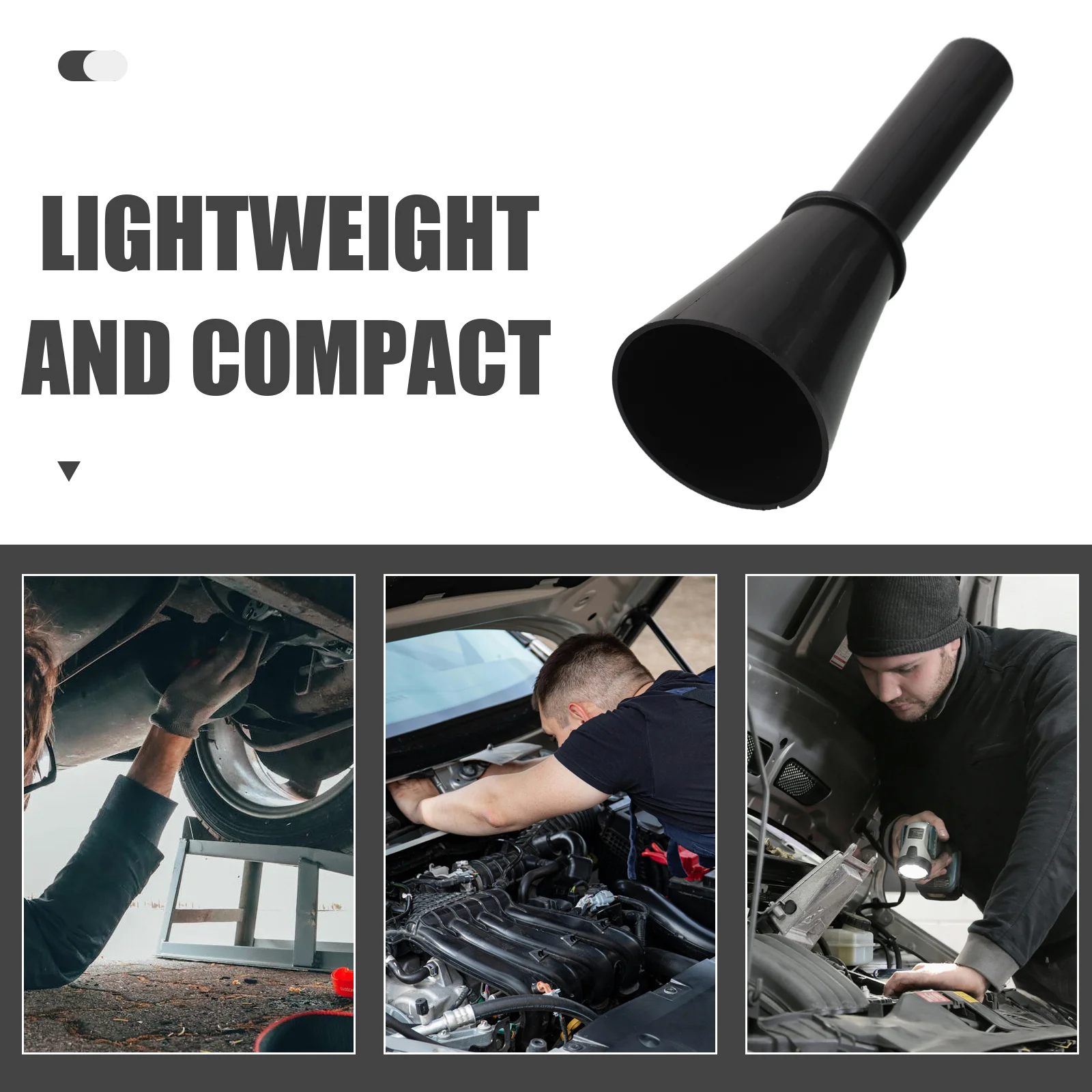 2 قطعة قمع الوقود البلاستيك قمع الغاز لسيارة دراجة نارية التزود بالوقود ارتفاع درجة الحرارة مقاومة مكافحة ارتجاعي كابليس خزان استخدام السيارات #3