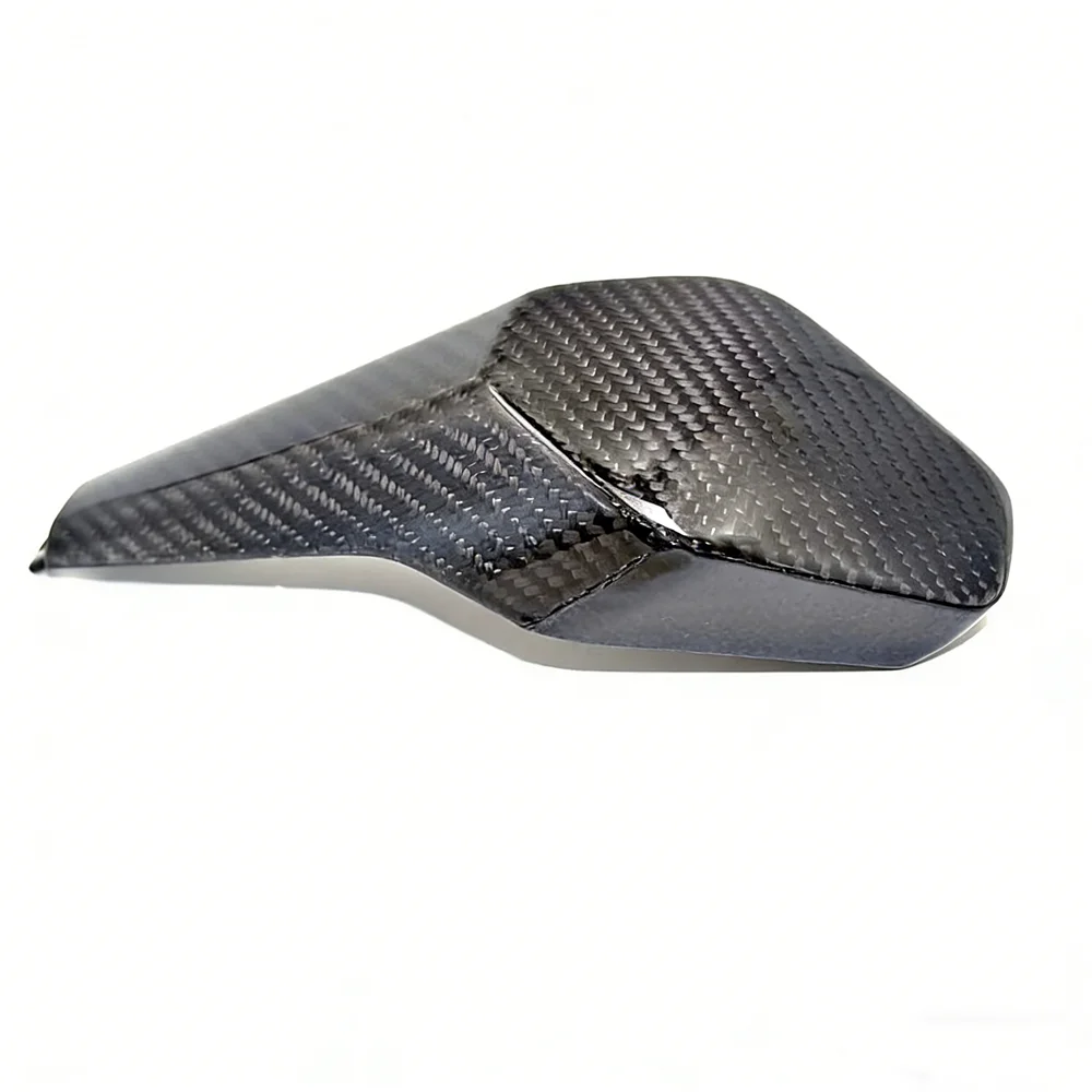 ل DUCATI Streetfighter Panigale V4 V4S V4R 2018-2022 دراجة نارية الخلفية سنام القلنسوة غطاء مقعد صغير وسادة أجزاء ألياف الكربون الكاملة #3