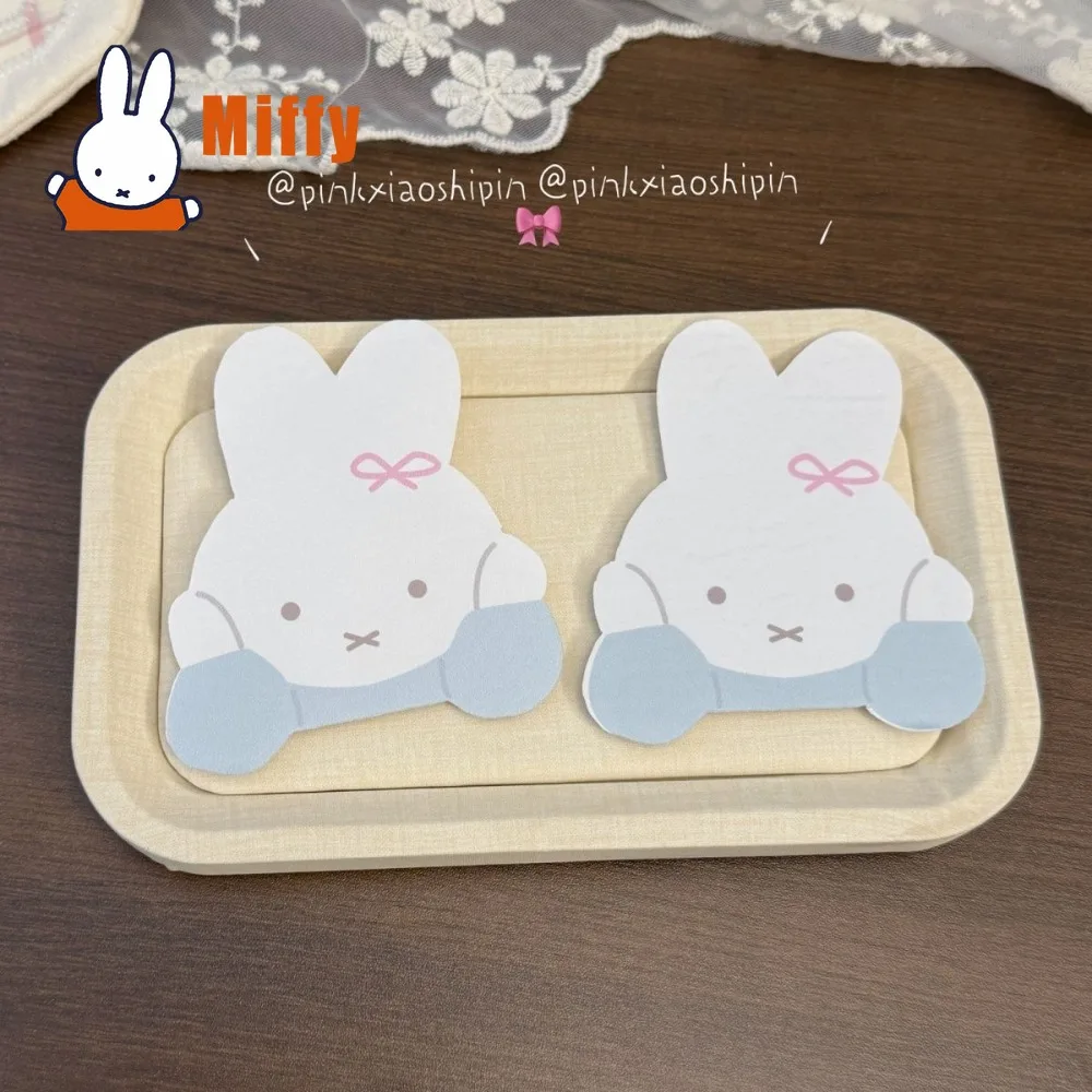 Kawaii Miffy Hair Velcro Cute Rabbit Bear Bangs Paste Cartoon Sweet Small Broken Hair Fixing Patch Makeup Washing Styling Gift - view 6
