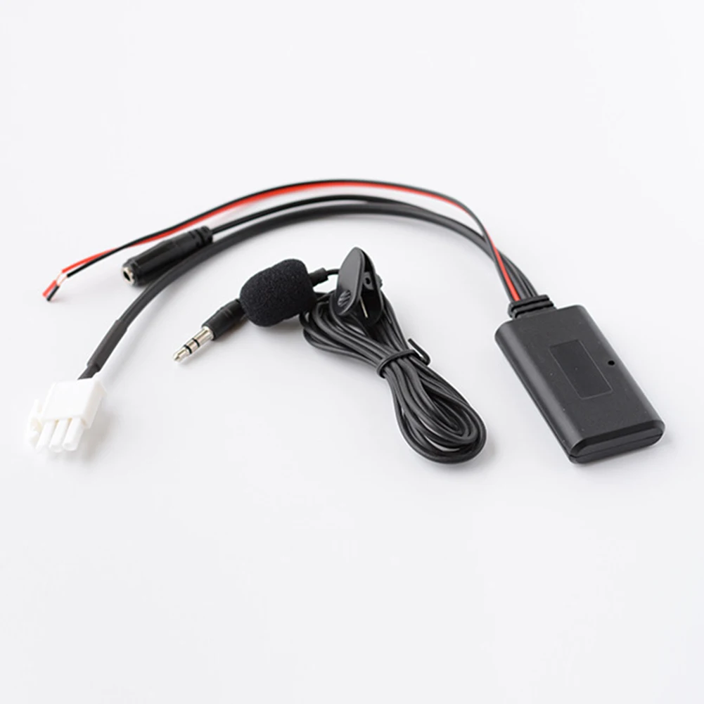 3 Pin AUX Audio Cable Adaptor For Honda Gold Wing GL1800 5-12V Handsfree MIC Music Motorcycle Receiver