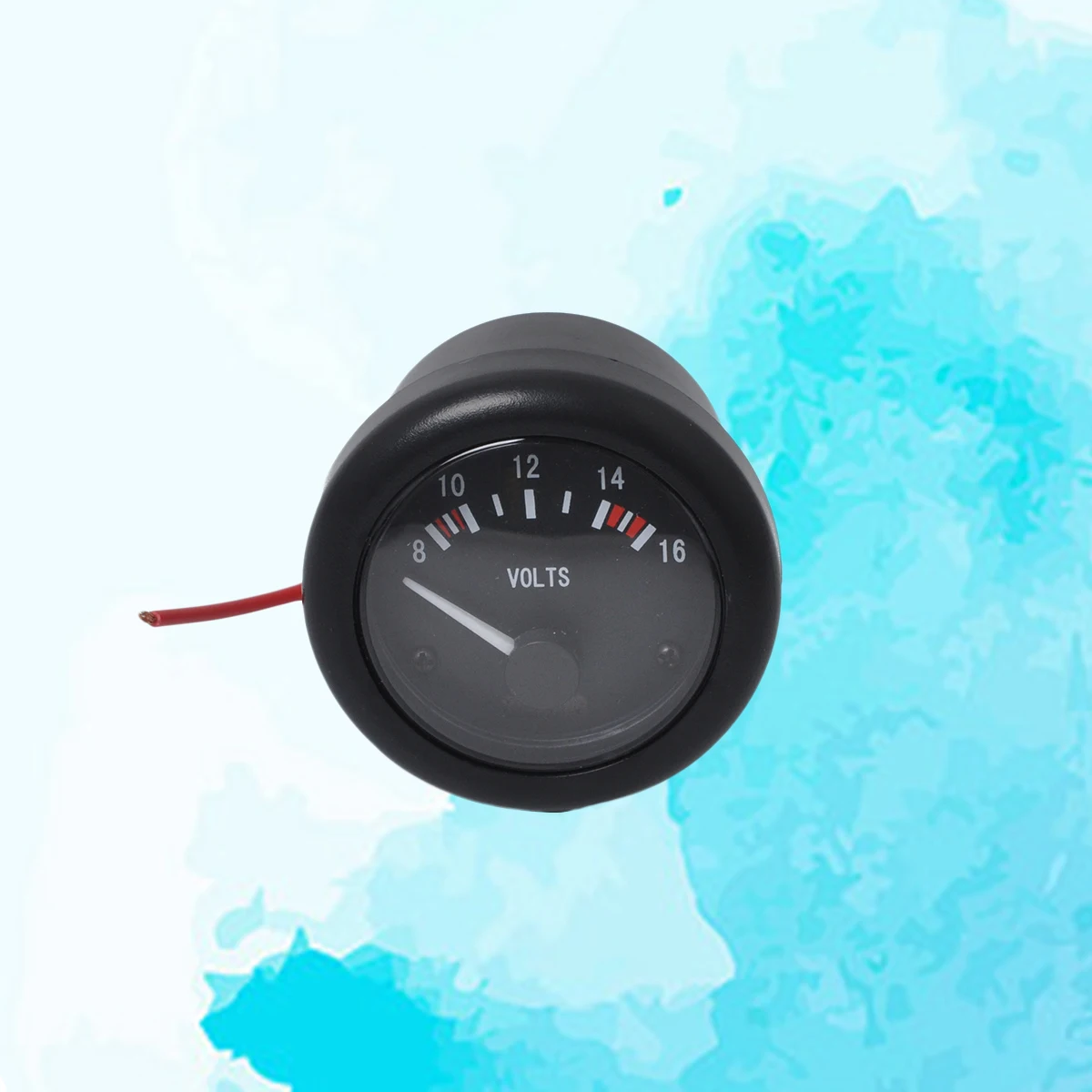 

Universal 12V 52mm Marine Voltmeter LED Backlight Waterproof Voltmeter Volt Gauge 8-16V Voltage Meter with Alarm Sensor