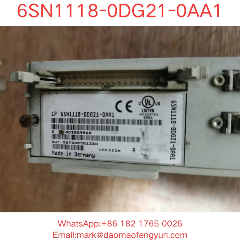 6SN1118-0DG21-0AA1 100% Tested OK In Good Condition
