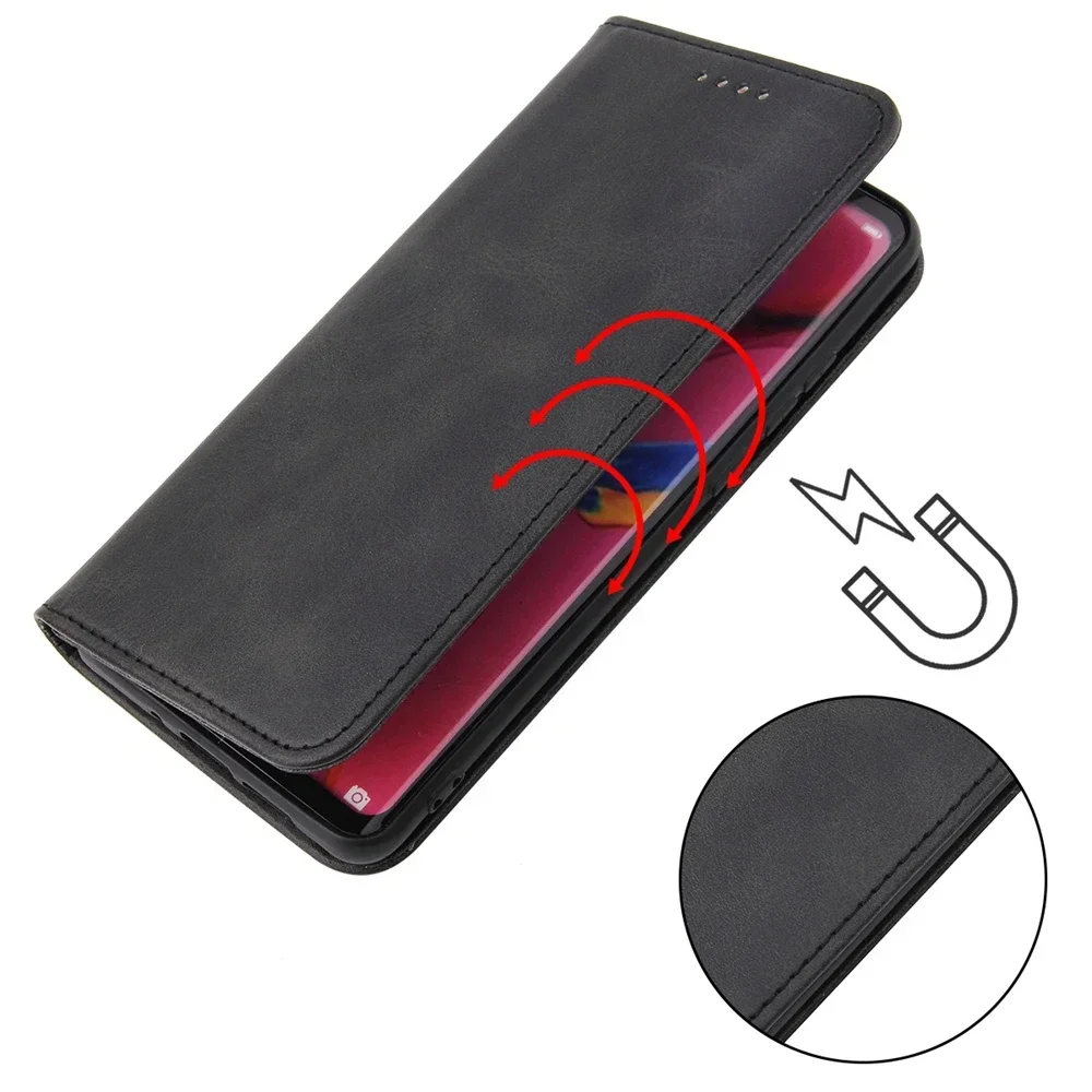 Magnetic Case for Samsung Galaxy S24 Ultra S23 FE S22 Plus A54 A34 A24 A14 A13 A23 A33 A53 A73 Cases Luxury Leather Flip Cover