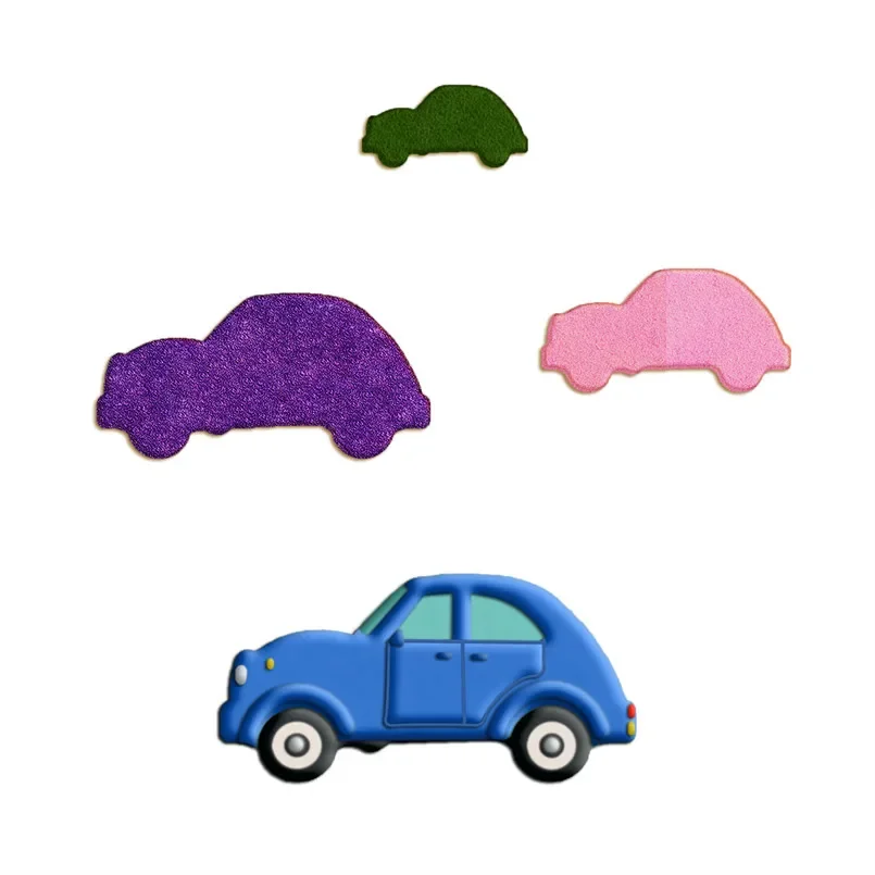 Four Specifications Cartoon Four-wheel Motor Vehicle,Vintage Car,Plastic Mold,Cake Fondant Tools,Cookie Sushi and Fruits Cutters