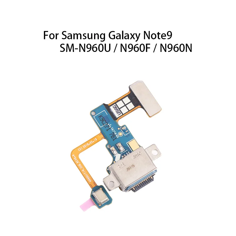 Gefensi Orig USB Charge Port Jack Dock Connector Charging Board Flex Cable For Samsung Galaxy Note9 SM-N960U / N960F / N960N
